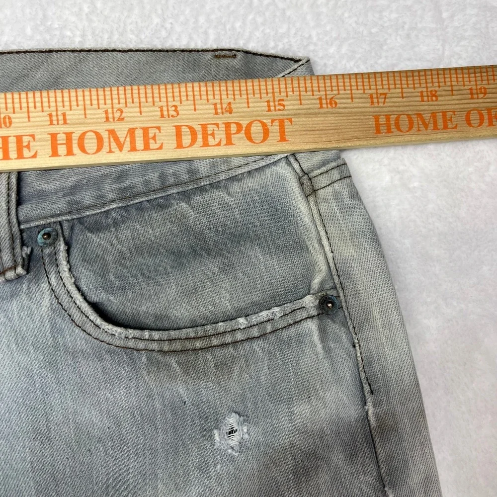 Levi's Straight‎ Jeans Men's Blue Denim Pockets Classic Button Fly 32X30 - Flaws